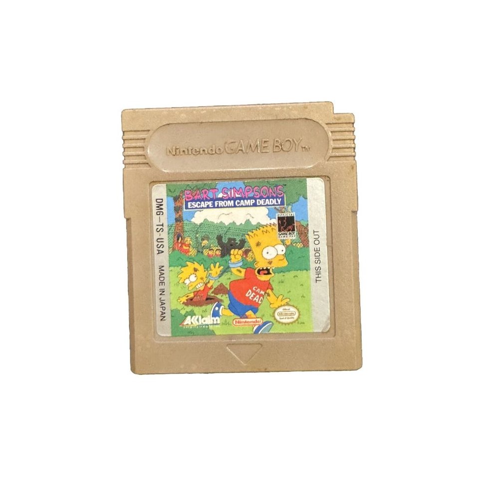 Bart Simpson's Escape From Camp Deadly (Nintendo Game Boy)